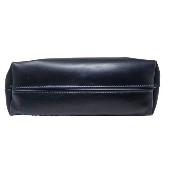 LIFETIME LEATHER Lifetime Tote Bag Navy Blue Minimalist Hand Crafted Durable - Picture 9 of 11